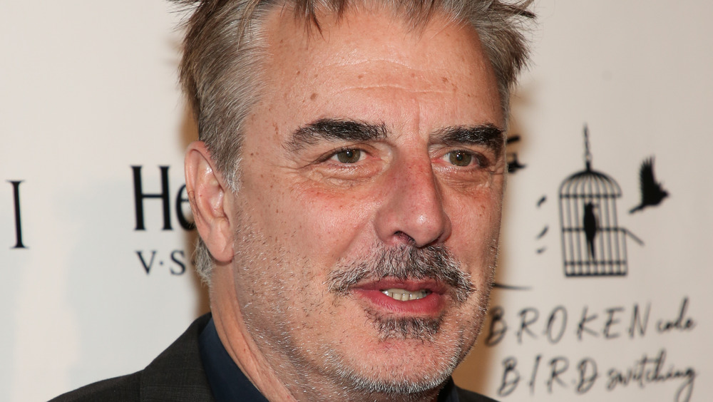 Chris Noth staring