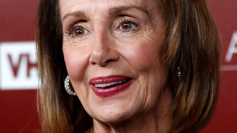 Nancy Pelosi smiling