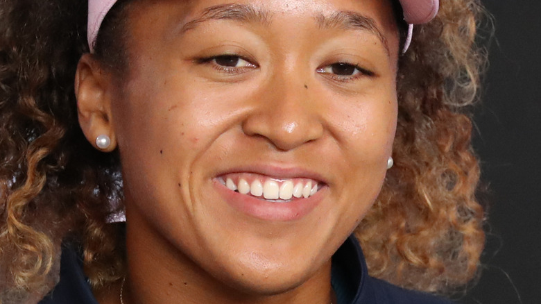 Naomi Osaka smiling