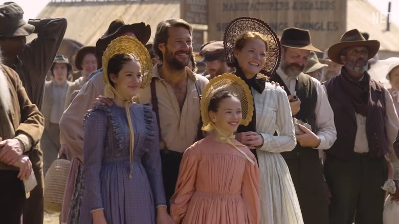 Scene from Netflix's 'Little House on the Prairie' reboot