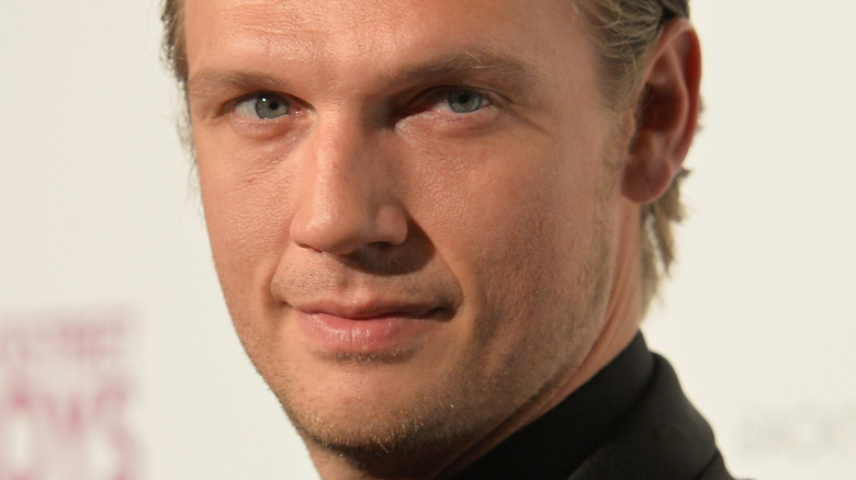 Nick Carter on the red carpet