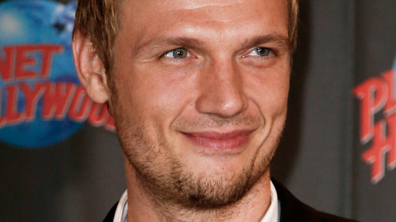 Nick Carter smiling