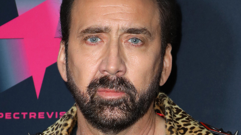 Nicolas Cage posing