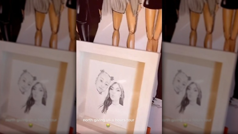 North West shows off her room