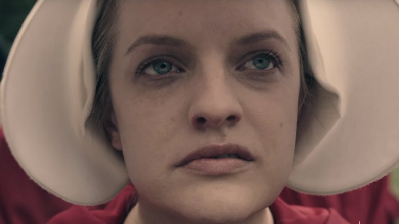 Elisabeth Moss as Offred in The Handmaid\'s Tale
