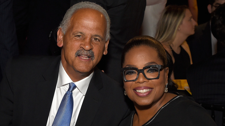 Oprah Winfrey and Stedman Graham