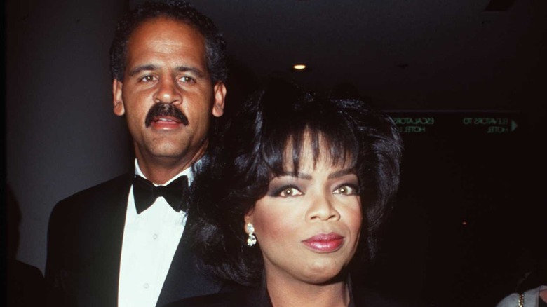 Oprah Winfrey and Stedman Graham in 1992