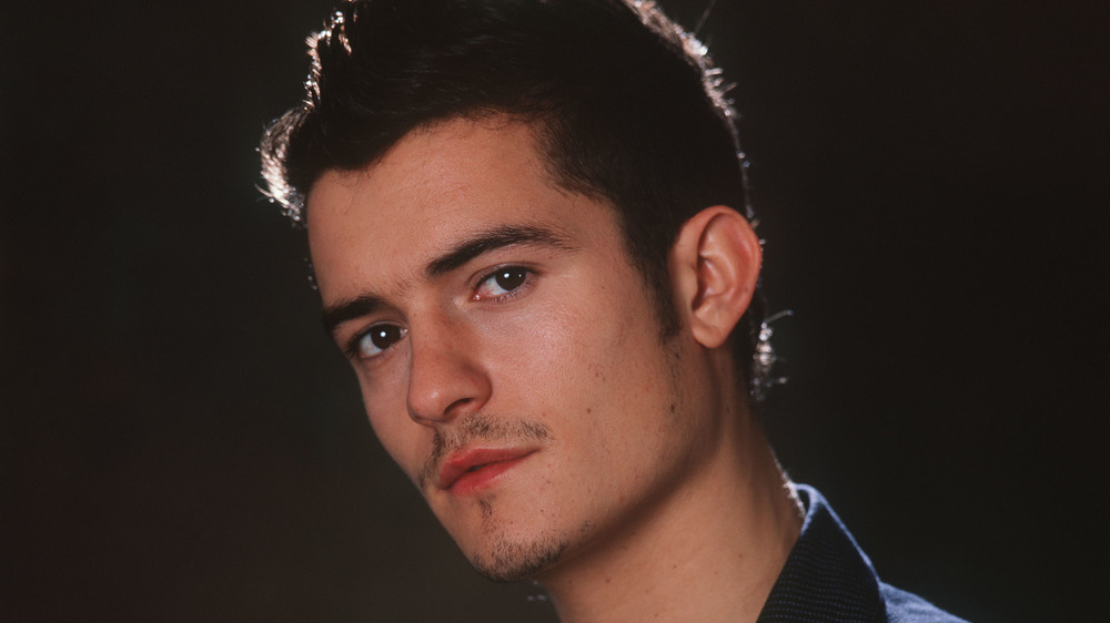 Orlando Bloom looking at camera