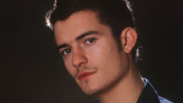 Orlando Bloom looking at camera