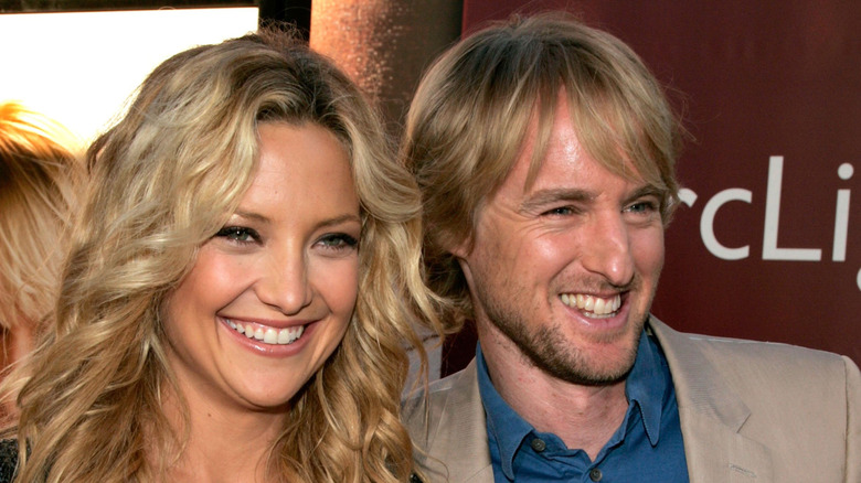 Owen Wilson and ex Kate Hudson smiling.