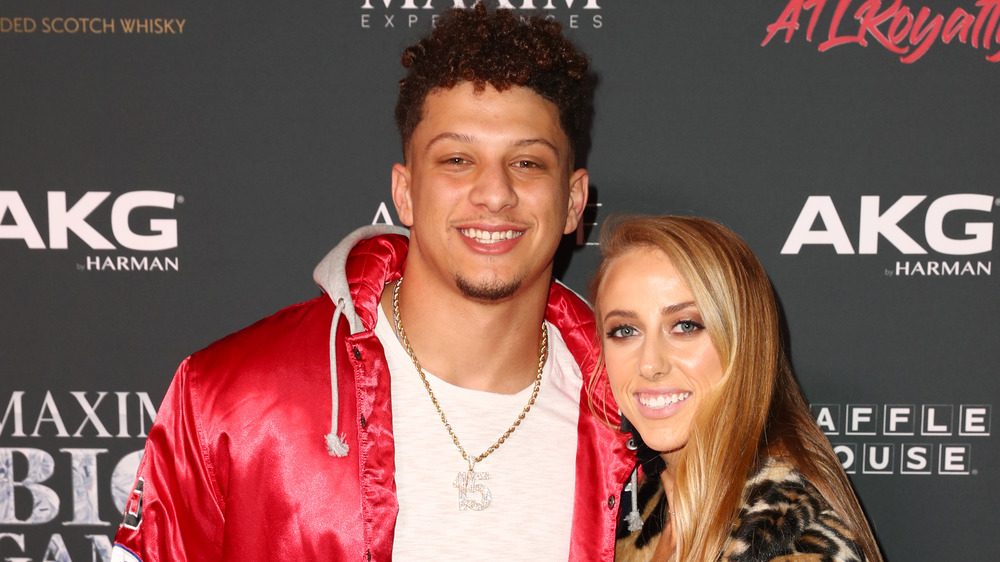 Patrick Mahomes and Brittany Matthews red carpet