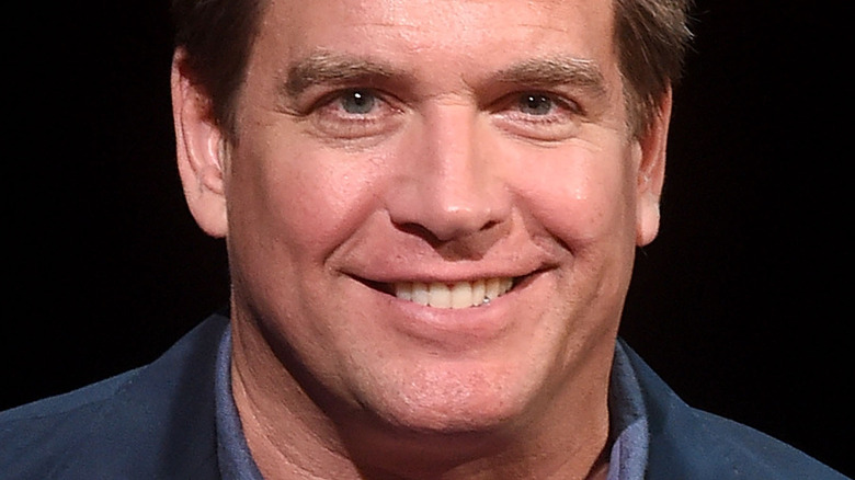 Michael Weatherly smiling