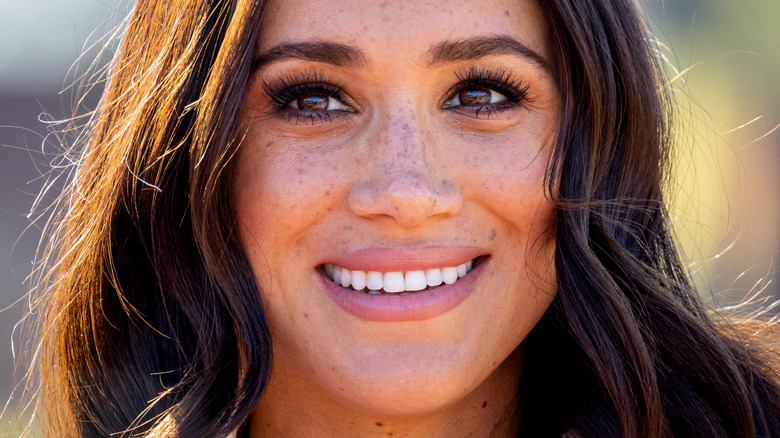 Meghan Markle smiling