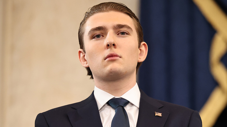Barron Trump attends inauguration ceremonies in 2025