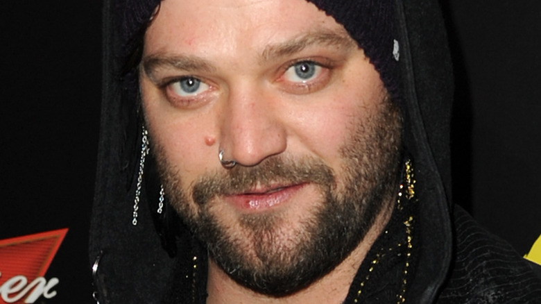 Bam Margera smirking