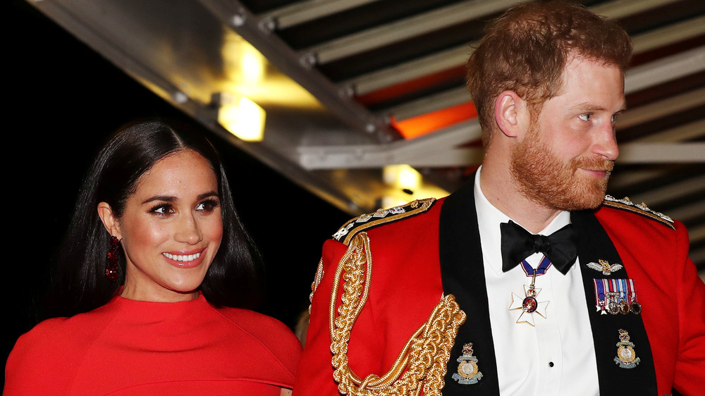 Meghan Markle and Prince Harry attending an event together