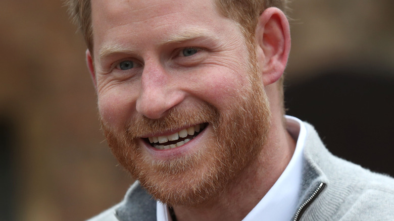 Prince Harry smiling