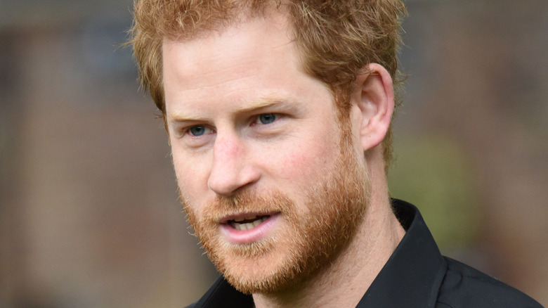 Prince Harry smiling