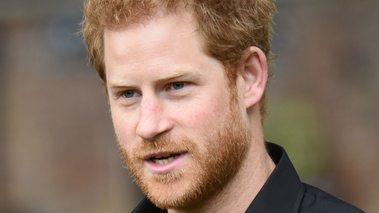 Prince Harry speaking