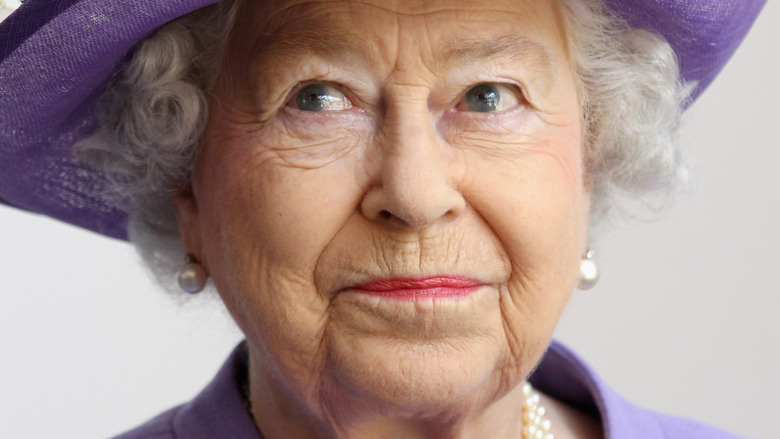 Queen Elizabeth smiling