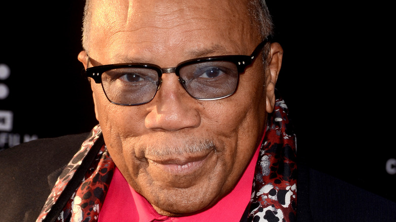 Quincy Jones smiling