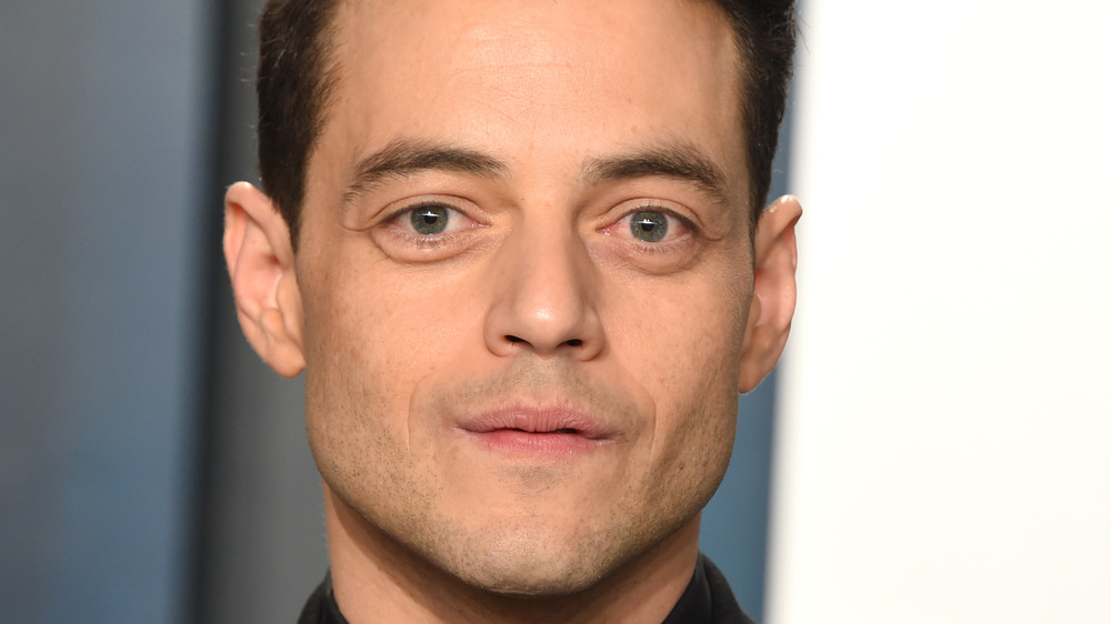 Rami Malek posing