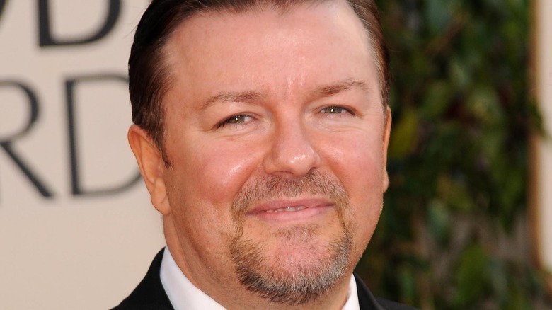 Ricky Gervais smiling