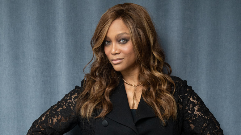 Tyra Banks smiling 