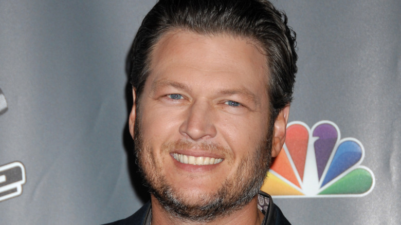 Blake Shelton smiling