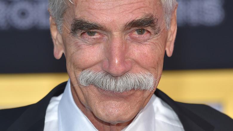 Sam Elliott arriving for the "A Star Is Born"