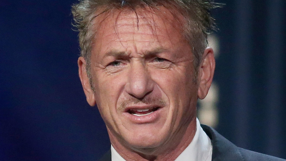 Sean Penn frowning