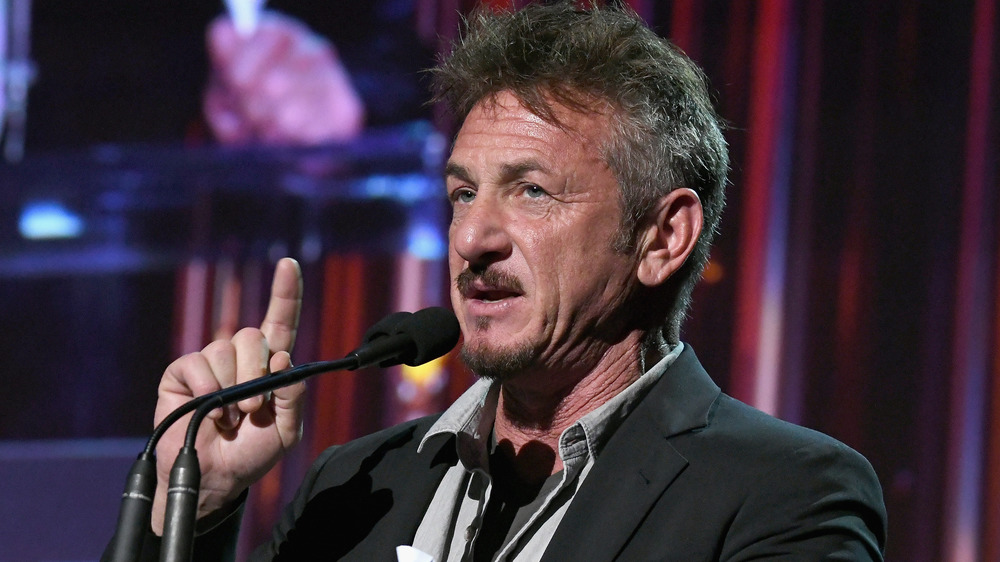 Sean Penn speaking