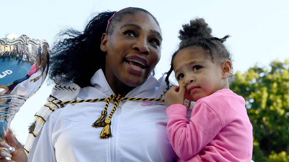Serena Williams and Alexis Olympia Ohanian Jr. 