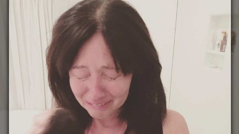 Shannen Doherty crying