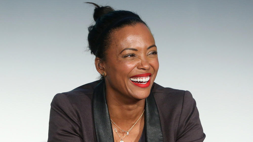 Aisha Tyler on a panel