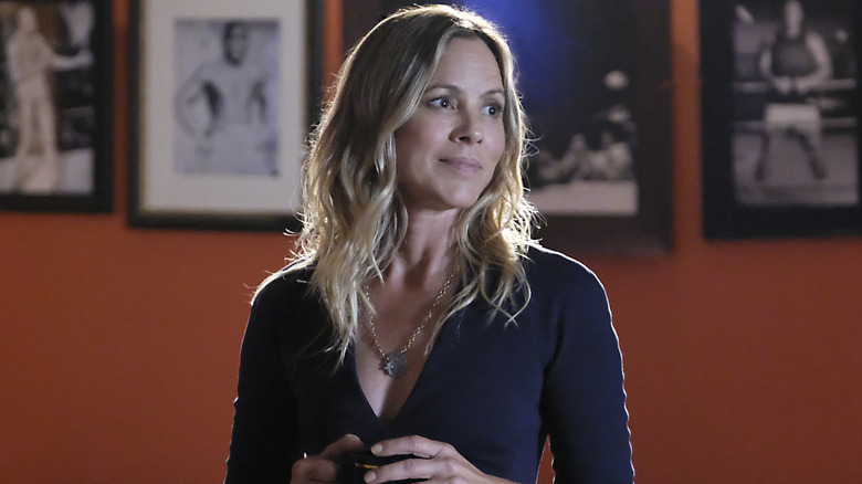Maria Bello pictured in a scene from NCIS