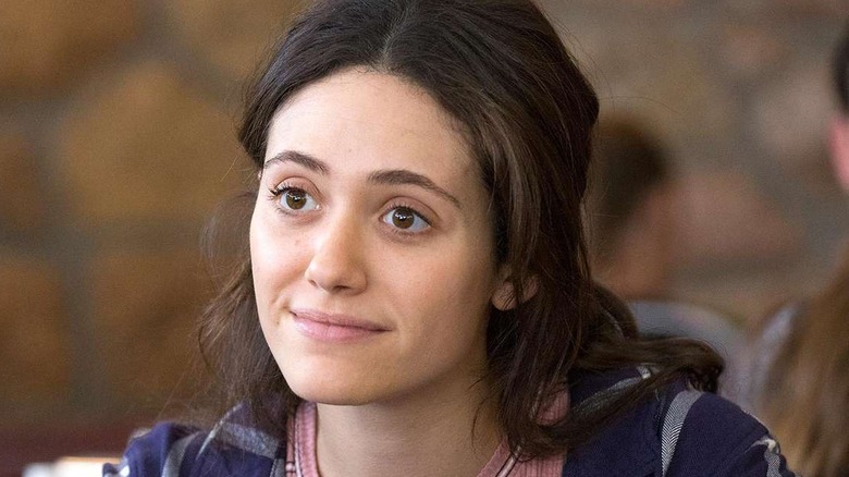 Emmy Rossum smiling