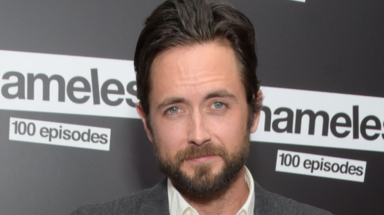 Justin Chatwin smirking