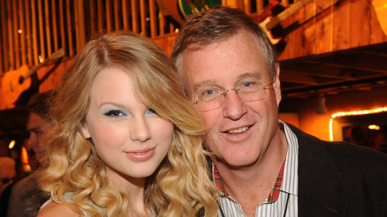 Taylor and Scott Swift pose