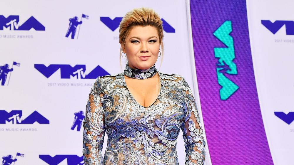 Amber Portwood on red carpet