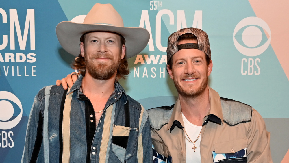 Brian Kelley and Tyler Hubbard smiling