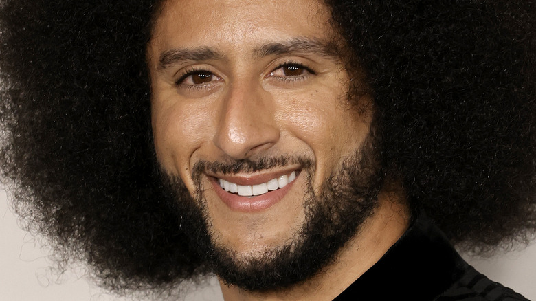 Colin Kaepernick smiling