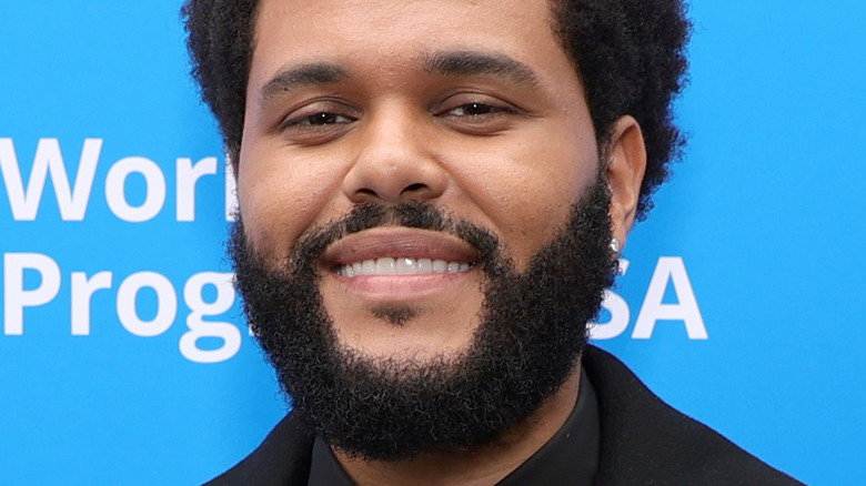  The Weeknd smiling as Goodwill Ambassador on October 07, 2021 