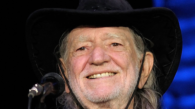 Wilie Nelson smiling