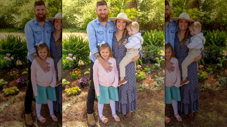 Randy Sherrell with his family