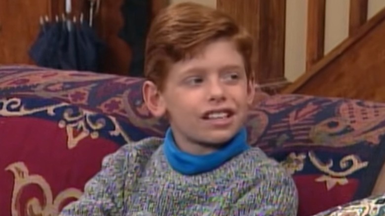 Jason Zimbler on the set of Clarissa Explains It All