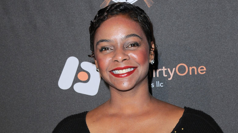 Lark Voorhies on the red carpet