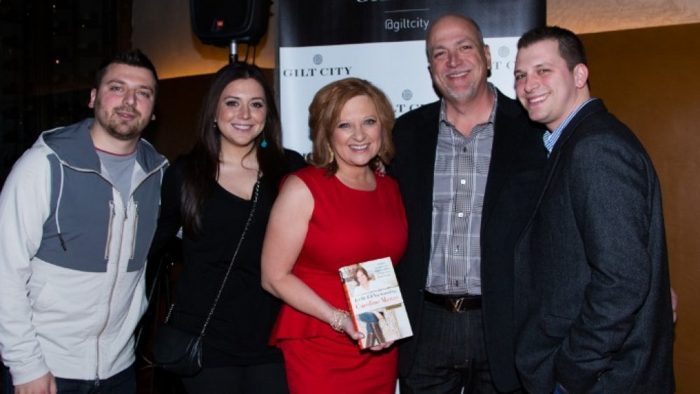 Caroline Manzo with husband Albert and kids