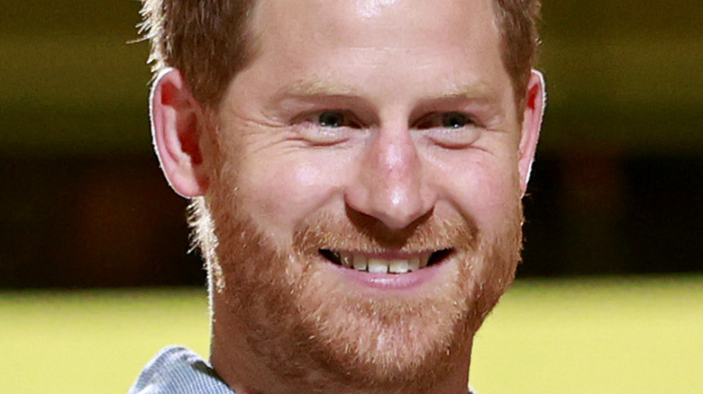 Prince Harry smiling