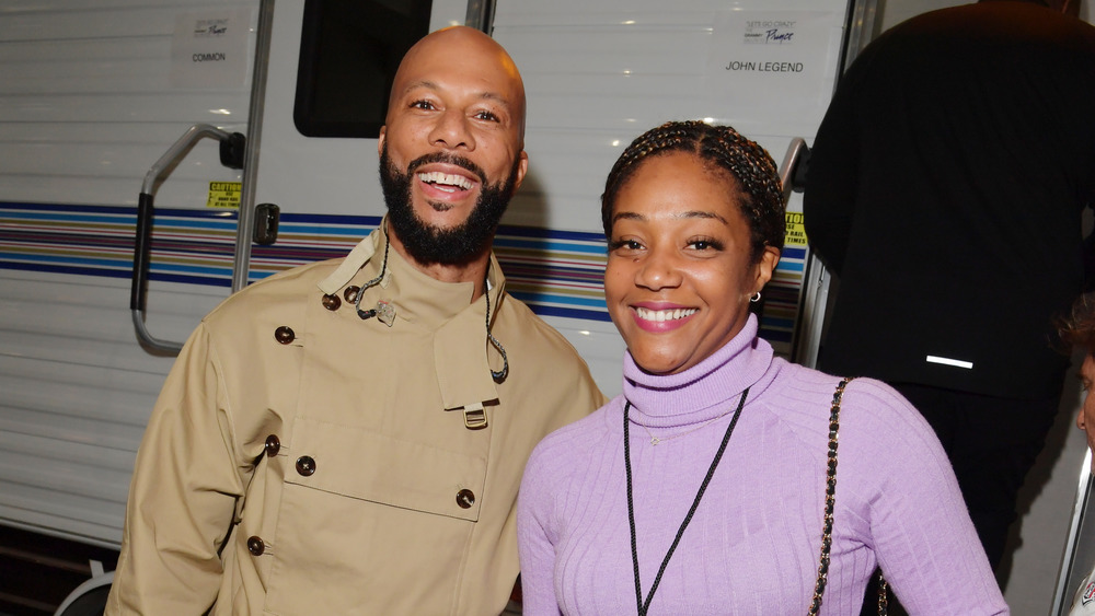 Common and Tiffany Haddish at the Grammy Awards